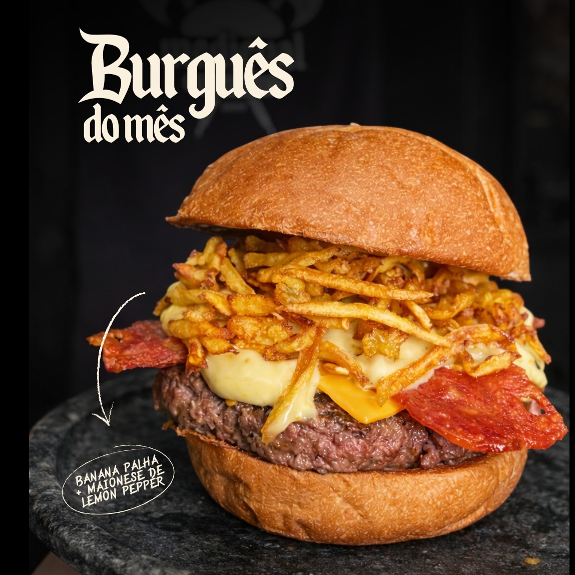 Burguês de Fevereiro + Fritas + Refri