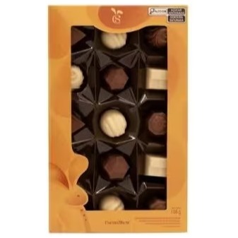 Caixa De Bombons Mini Show Classicos Sortido 108G 108g