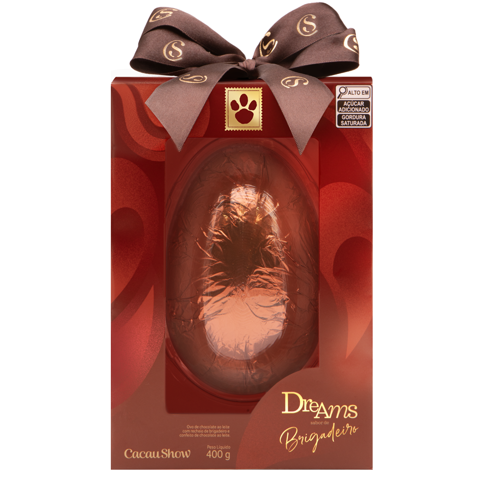 Ovo de Páscoa Dreams Brigadeiro 400g