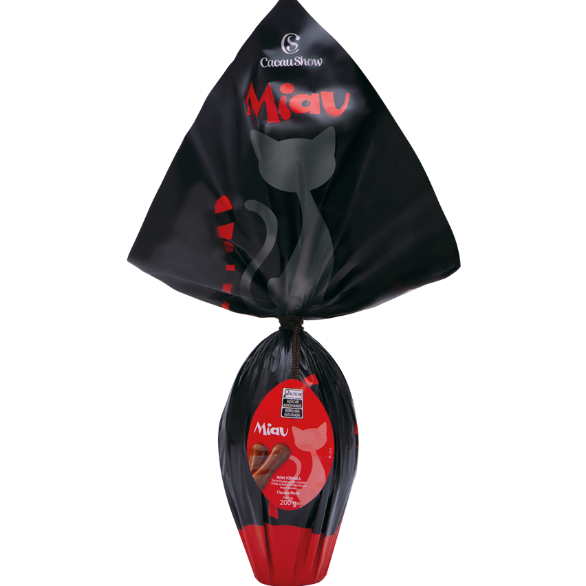 Cópia de Ovo de Páscoa ao Leite Miau 200g