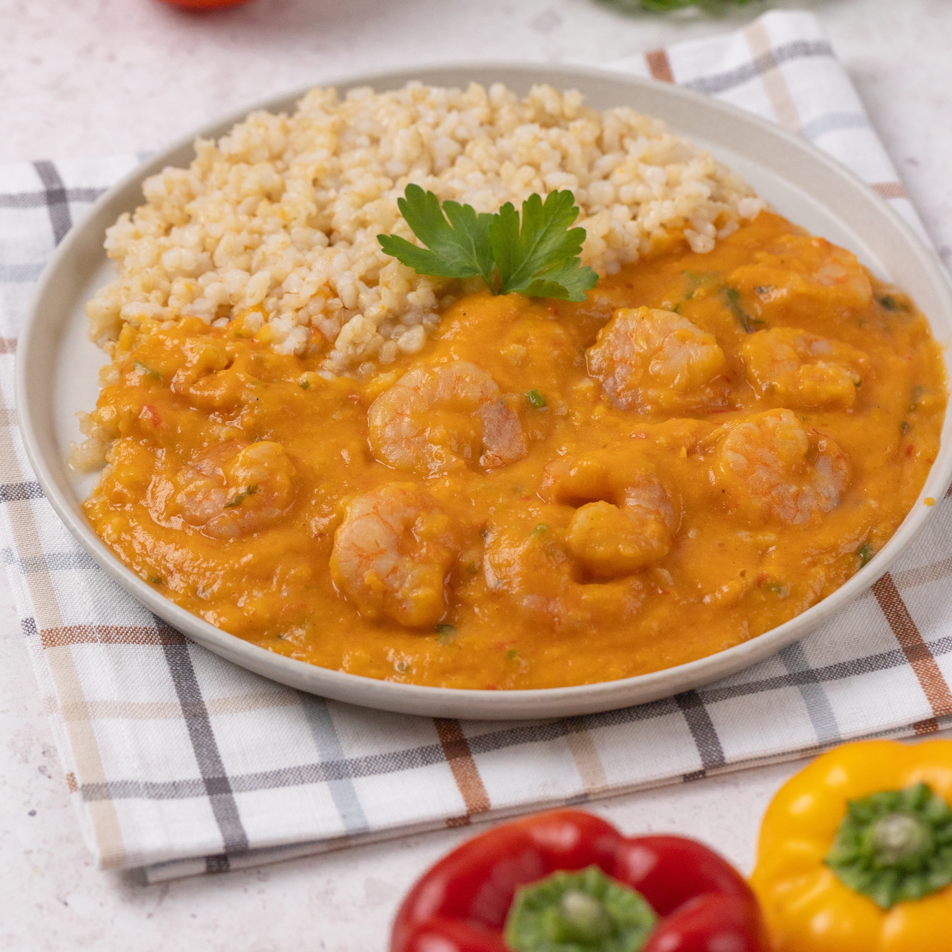 LANÇAMENTO - BOBÓ DE CAMARÃO COM ARROZ CATETO INTEGRAL 