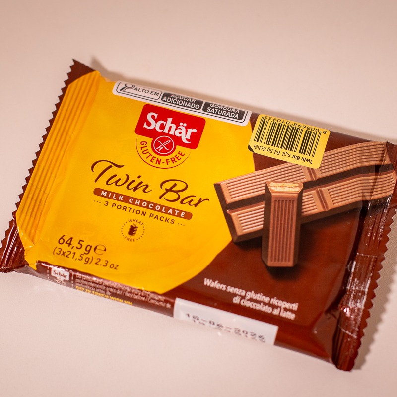 Twin Bar Milk Chocolate - 34,5g (Schar)