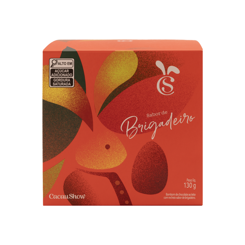 Caixa de Bombons Cubo Cacau Magia Brigadeiro 130g