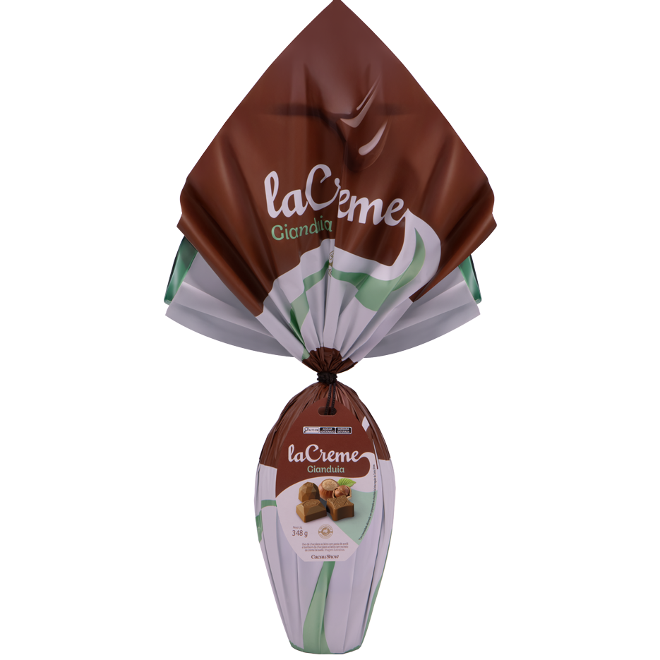 Ovo de Páscoa laCreme Gianduia 348g
