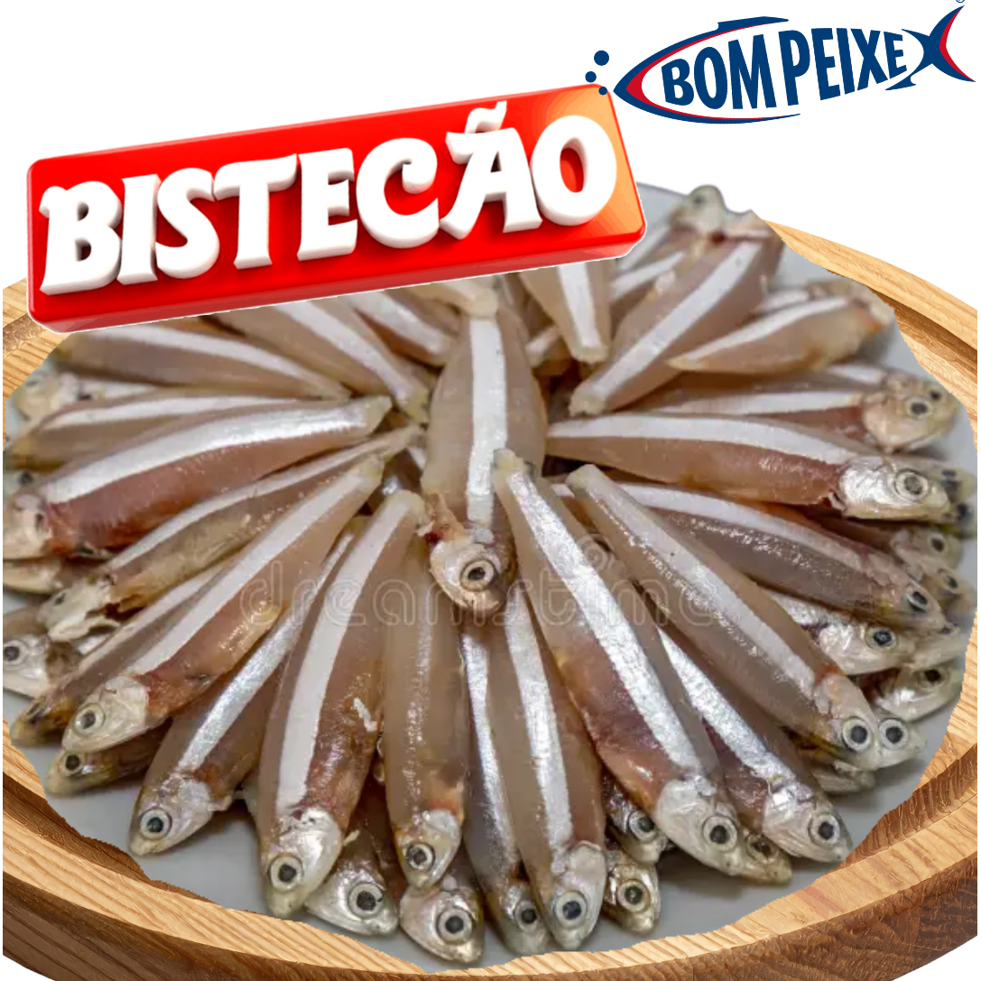 1kg MANJUBA CONGELADA (marca Bom Peixe-granel)
