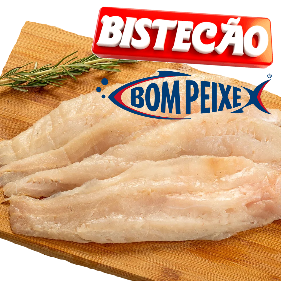 500g FILÉ DE MERLUZA CONGELADO (marca Bom Peixe-granel)