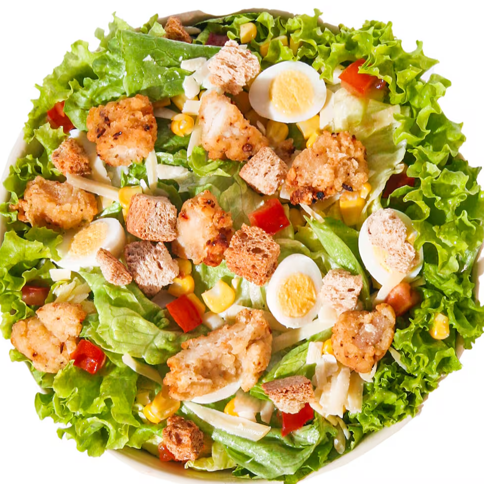Salada de Frango Crocante - Crispy Chicken