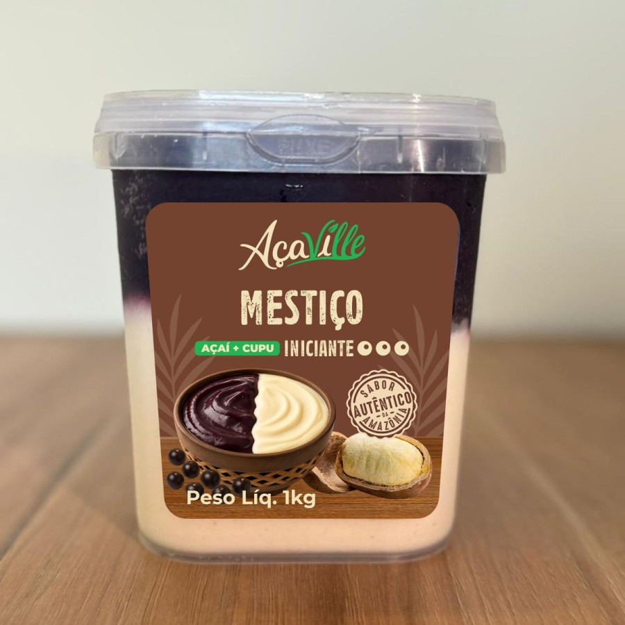 Mestiço Pote Açaí c/ Cupu 1kg Iniciante