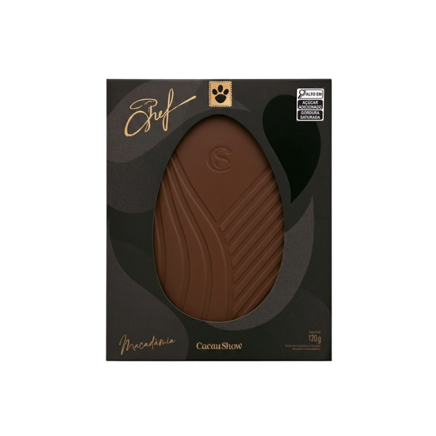 Tablete do Chef ao Leite com Macadâmia 120g