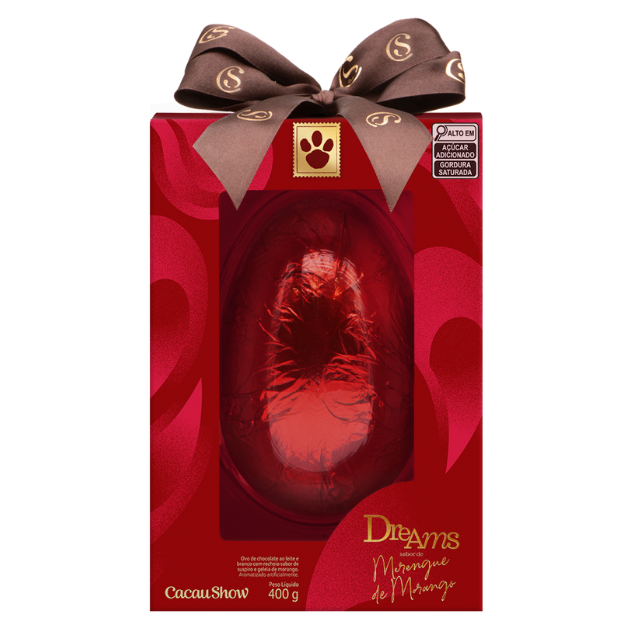 Ovo Dreams Merengue de Morango 400g