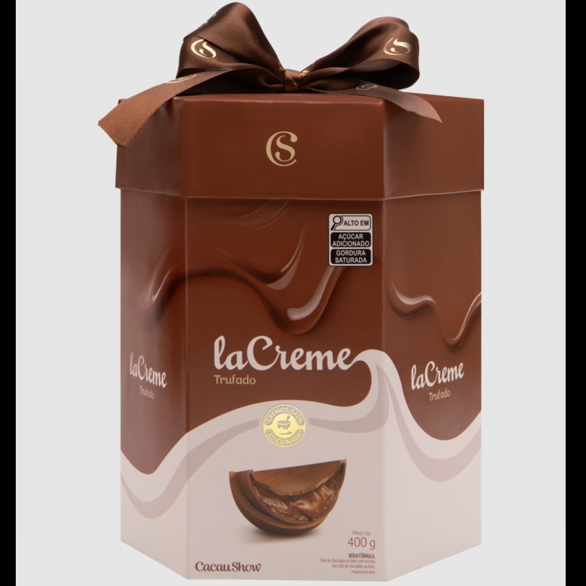 Ovo lacreme ao leite recheado 400g