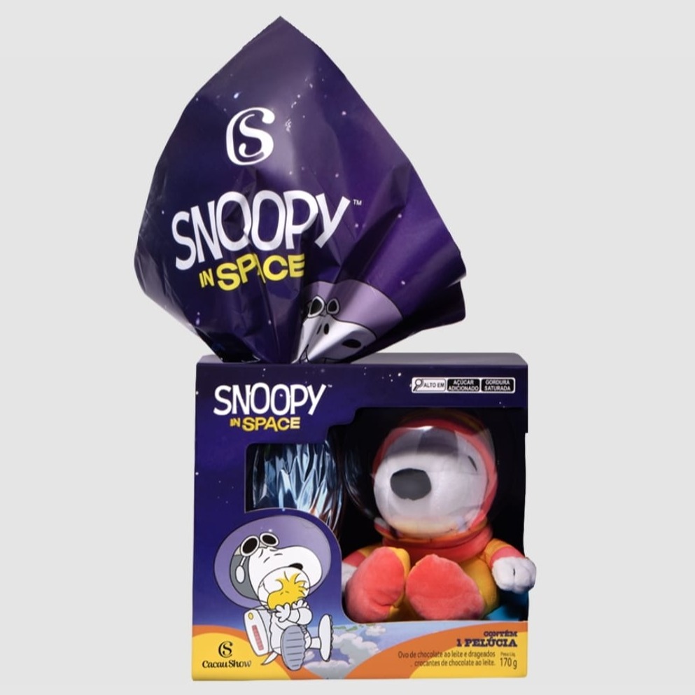 Ovo pelucia Snoopy Astronauta 170g