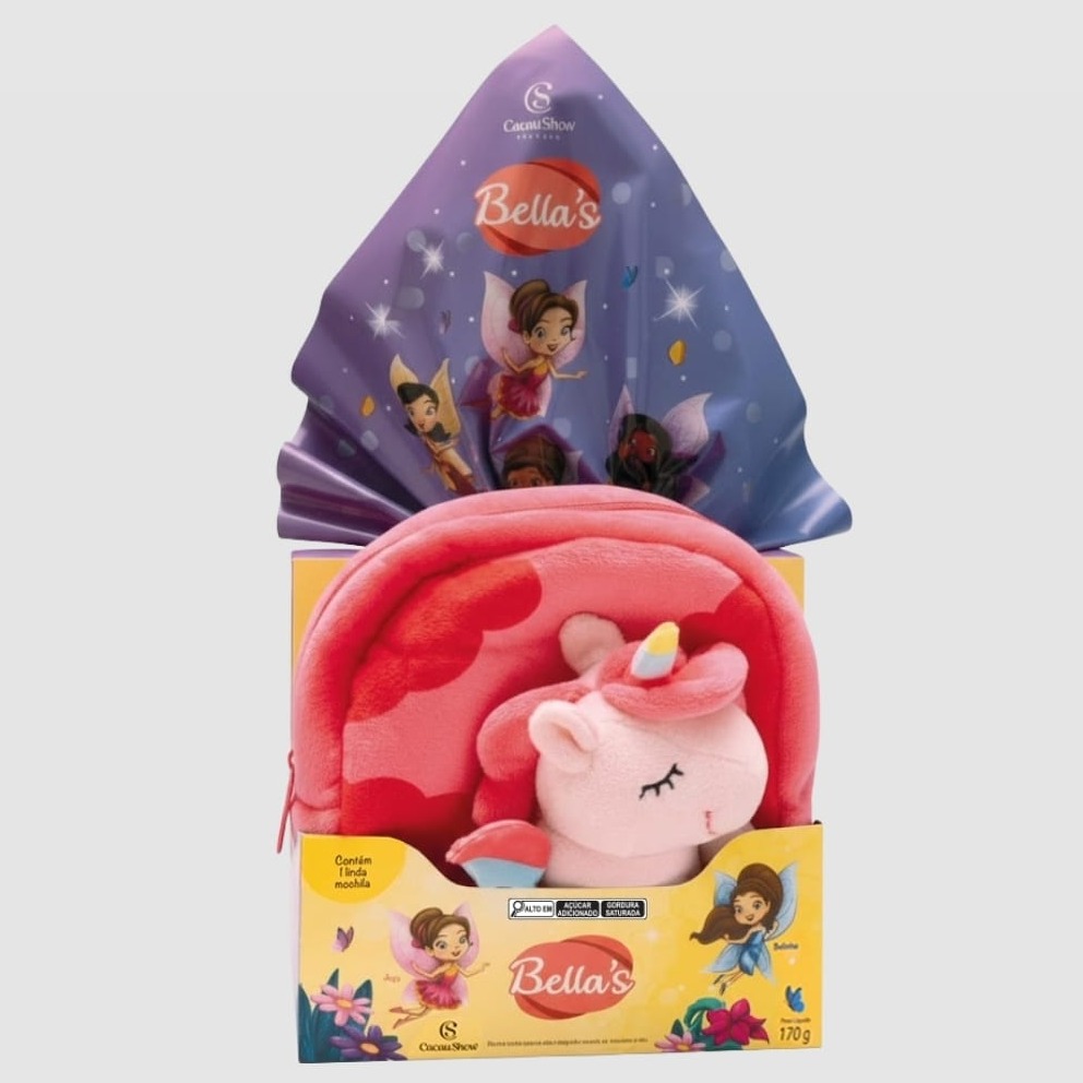 Ovo mochila com pelucia Bella´s