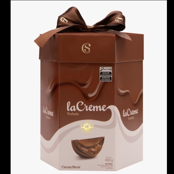 Ovo Lacreme recheado ao leite 400g