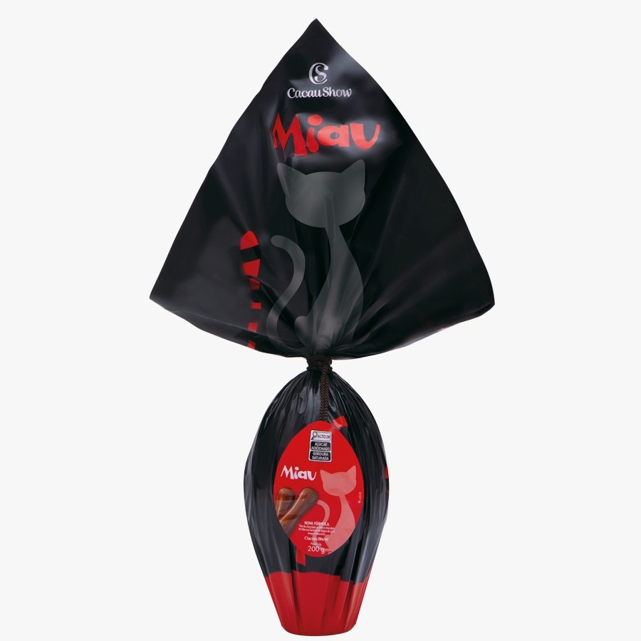 Ovo de Páscoa ao Leite Miau 200g