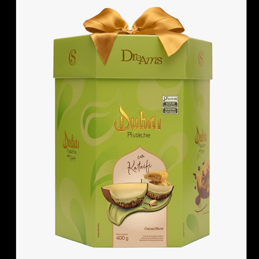 Ovo de Páscoa Dreams Dubai Pistache 400g 
