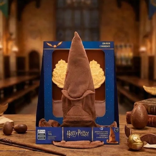 Tablete ao Leite Harry Potter 160g