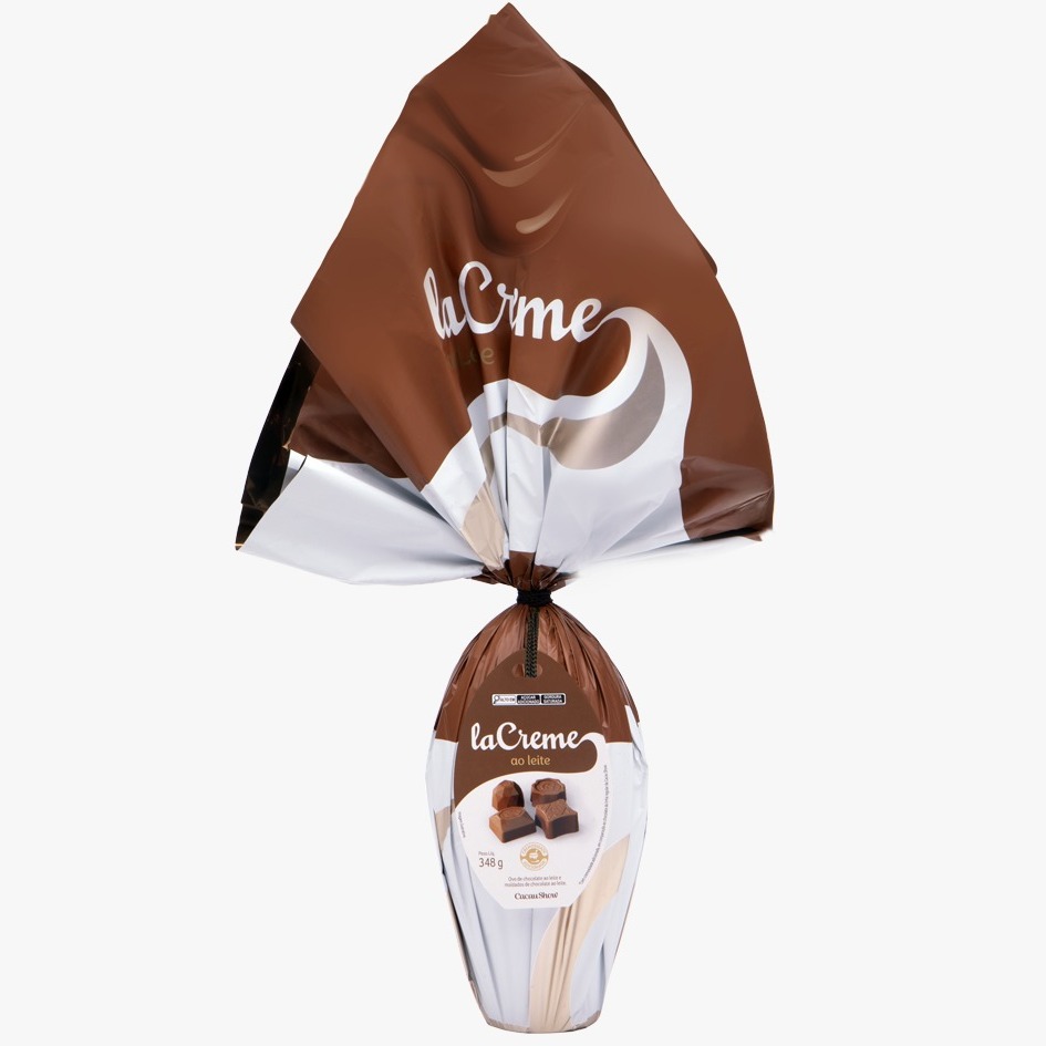 Ovo de Páscoa laCreme ao Leite 348g