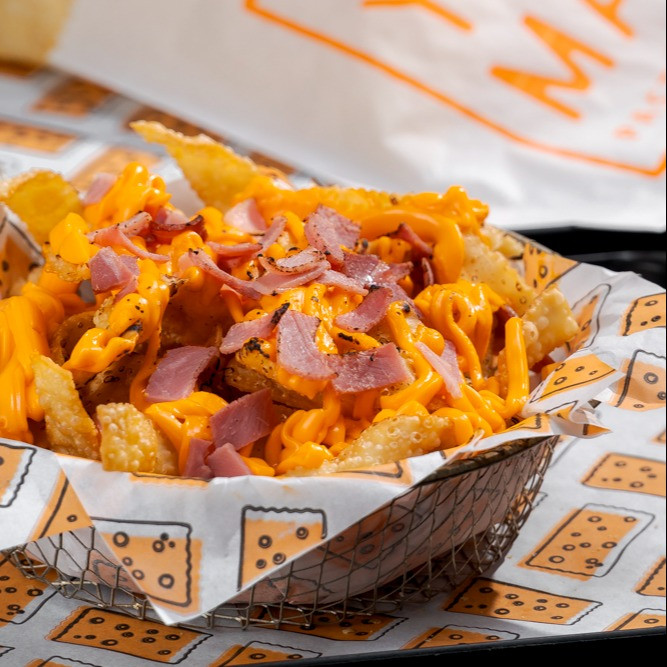 CASQUINHA YAMA CHEDDAR E BACON