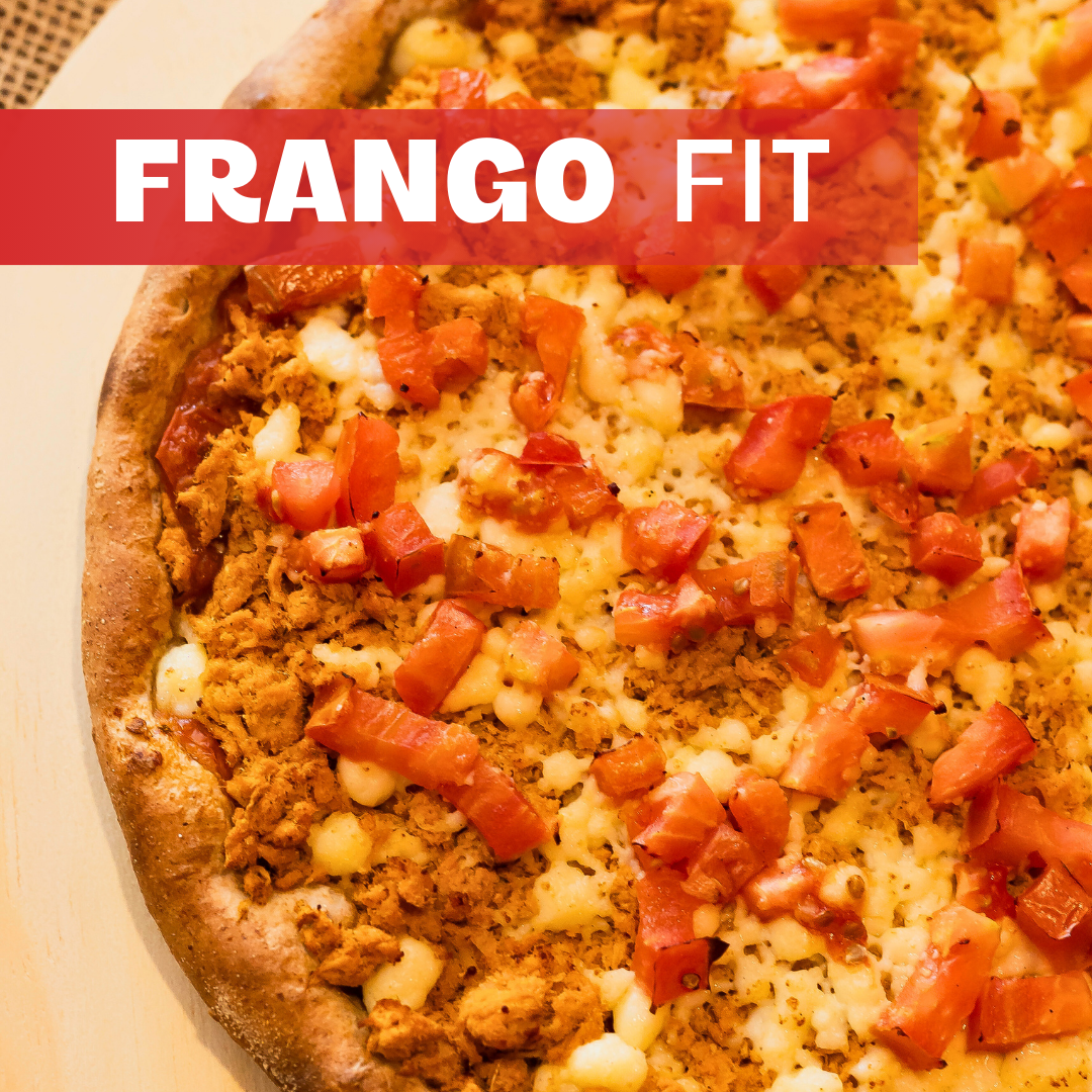 Pizza frango desfiado fit - 25 cm