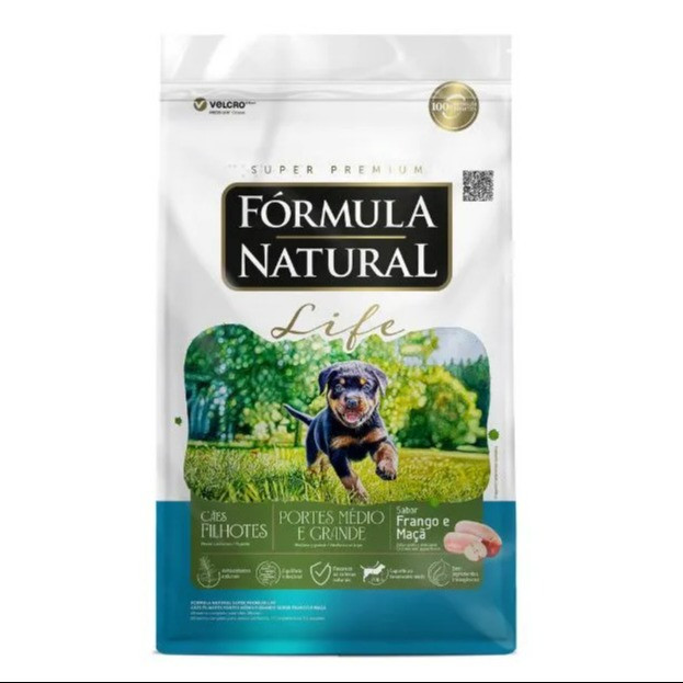 FORMULA NATURAL LIFE FILHOTE MEDIO/GRANDE 15KG