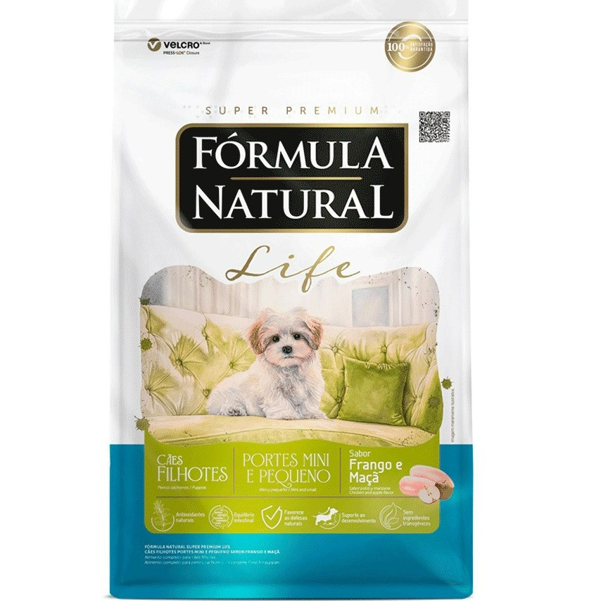 FORMULA NATURAL LIFE FILHOTE PORTE MINI/PEQUENO 10,1KG
