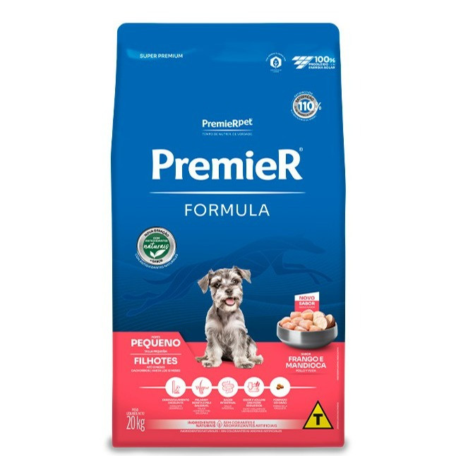 PREMIER FORMULA CAES FILHOTES RAÇAS PEQUENAS 20KG