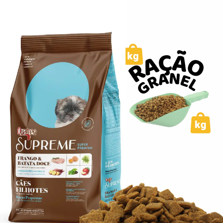 01 GRANEL - QUATREE SUPREME FILHOTES RAÇAS PEQUENAS 1KG