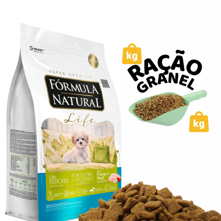 53 GRANEL - FORMULA NATURAL LIFE FILHOTES PORTE MINI/PEQUENO 1KG