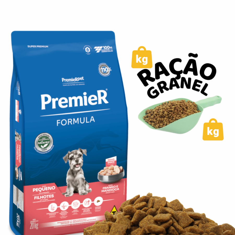 09 GRANEL - PREMIER FORMULA CAES FILHOTES RAÇAS PEQUENAS 1KG