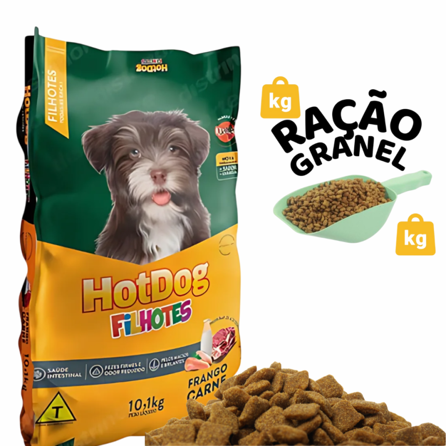 03 GRANEL - HOT DOG FILHOTES 1KG