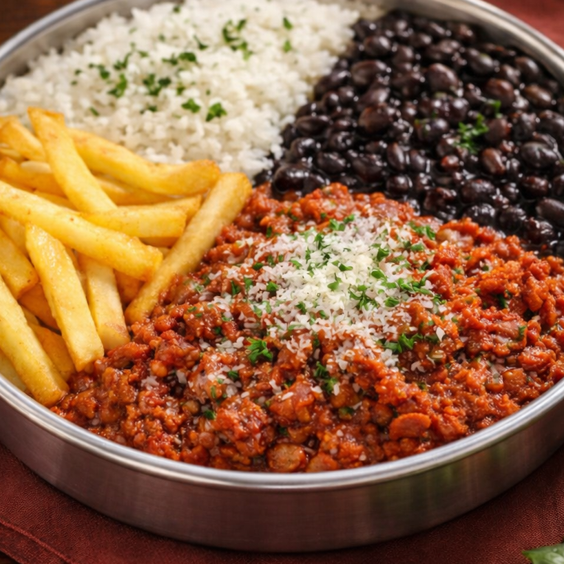 Marmita econômica de bolonhesa 