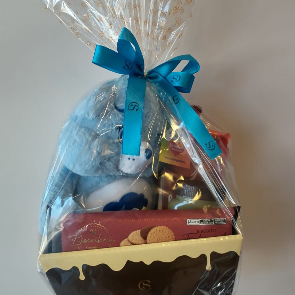 Cesta com Pelúcia - Cód 12