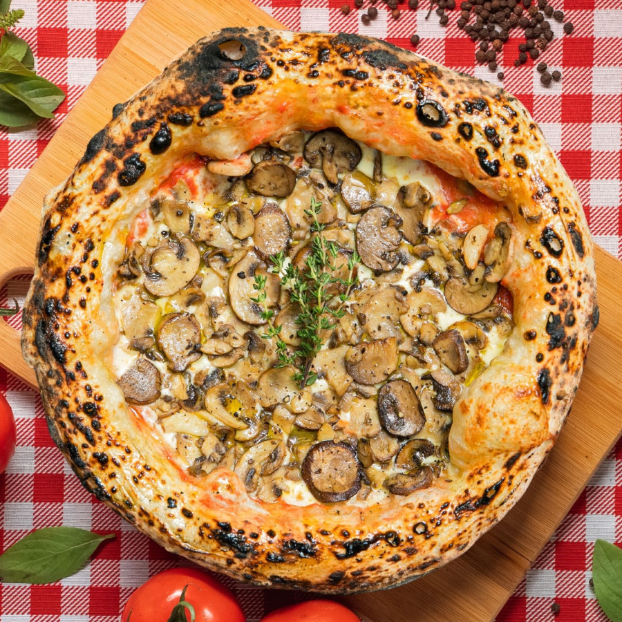 Pizza Cogumelos Salteados