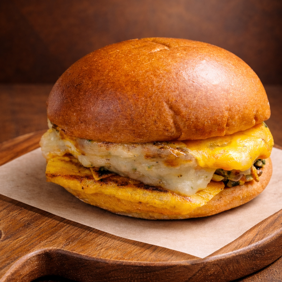 Cheese burger vegetariano - individual