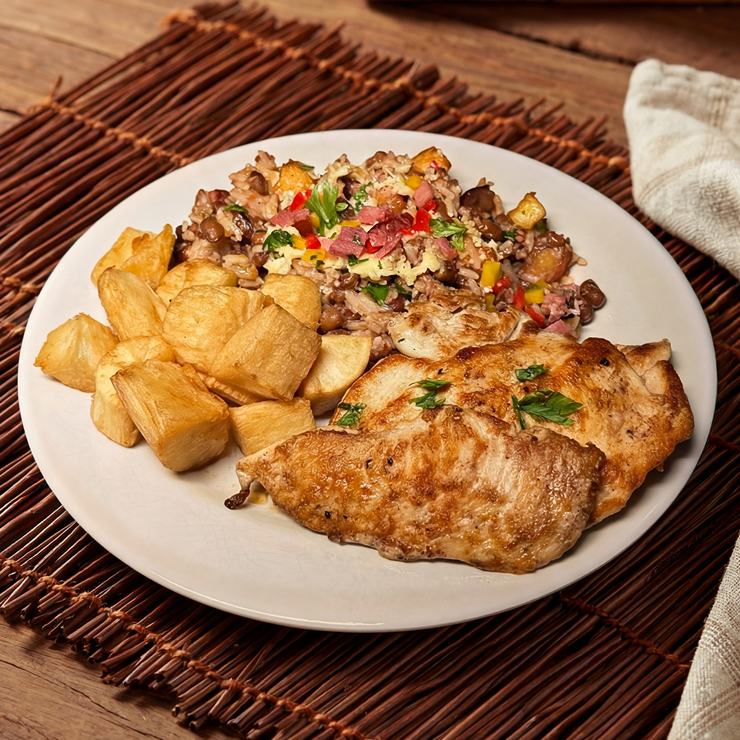 Xodoricó - Filé de Frango com Baião de Dois (P1)