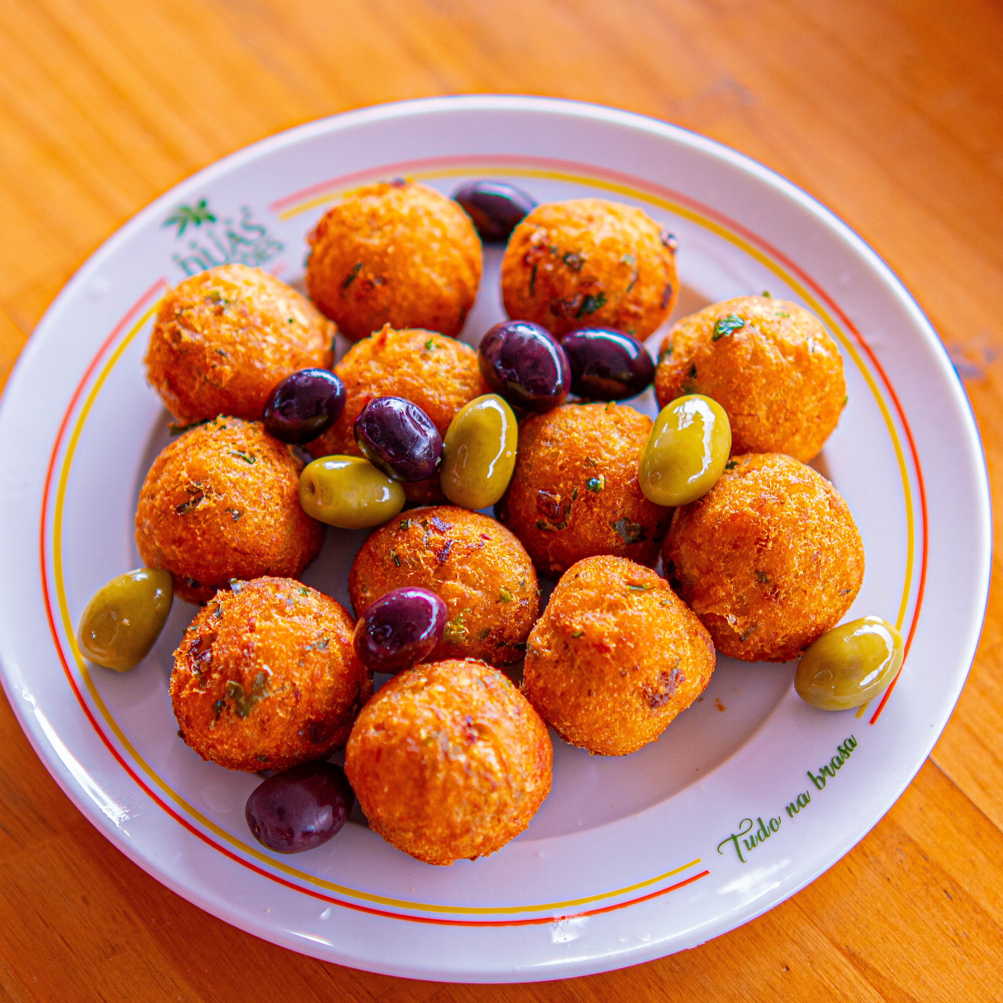 Bolinho de bacalhau frito kg