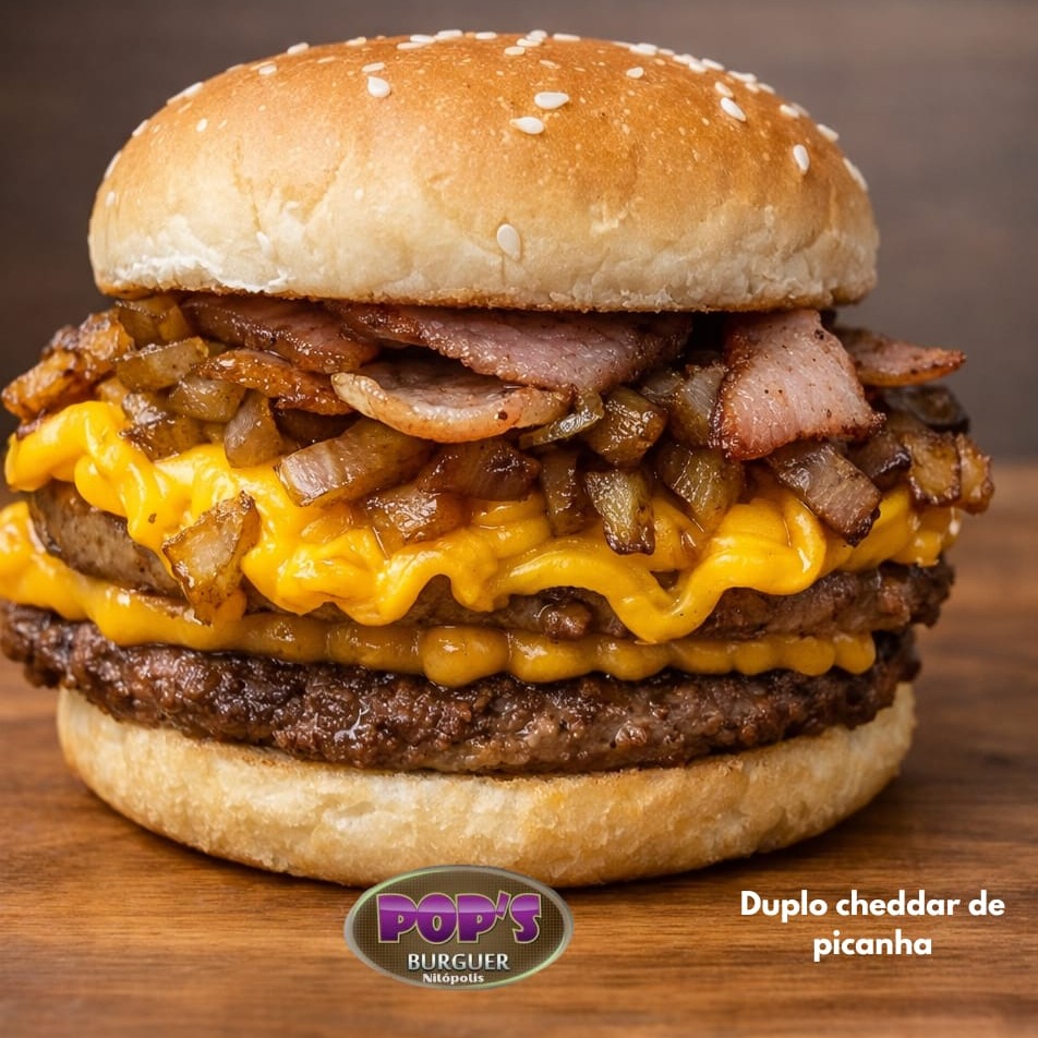 Duplo cheddar de picanha