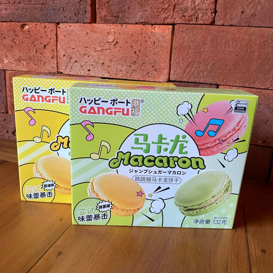 BISCOITO COLORIDO (chá verde ou creme)