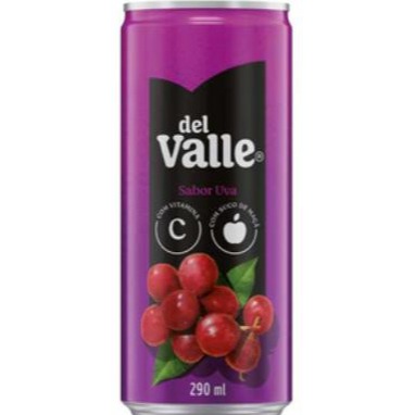 suco del valle lata 290ml UVA