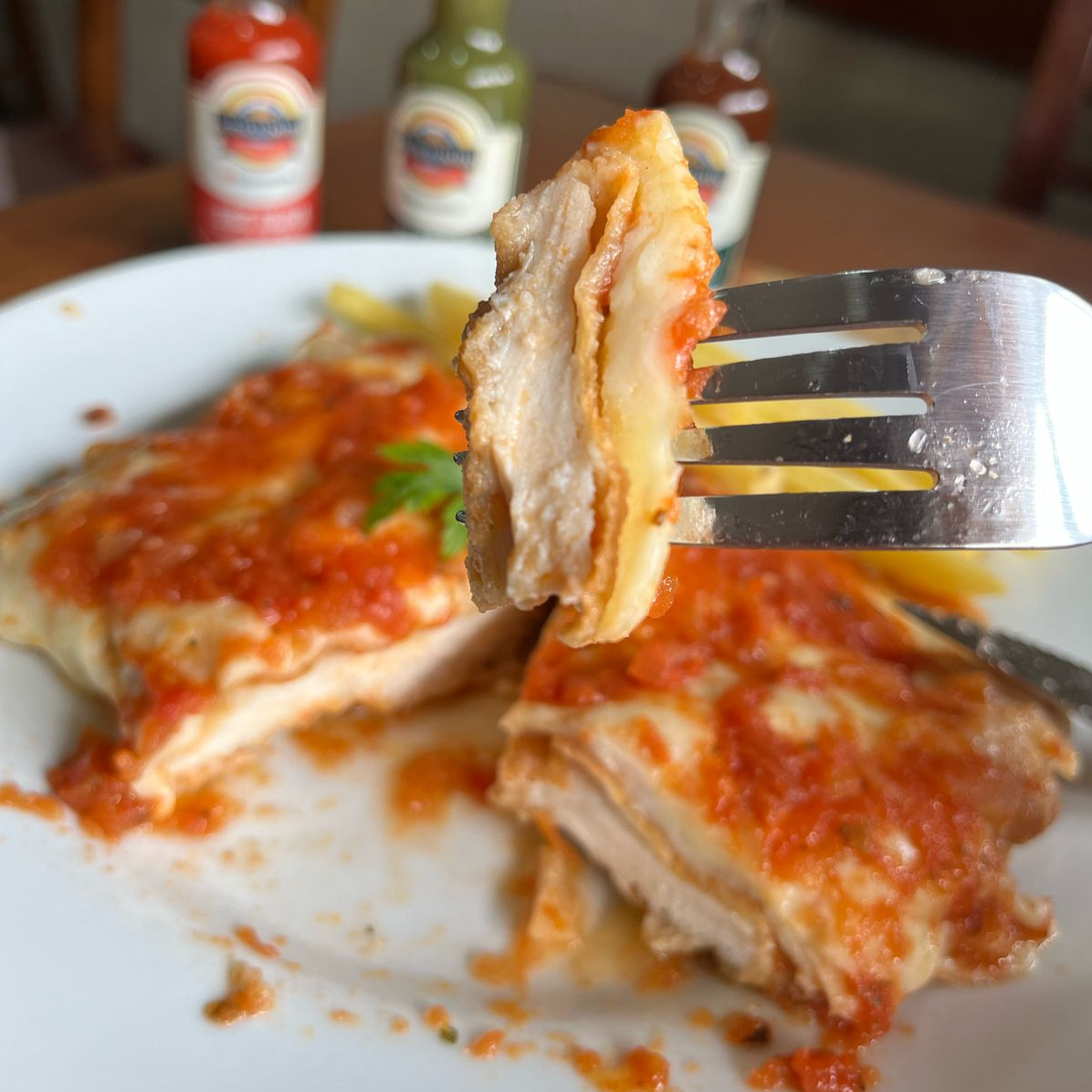 Filé de Frango à Parmegiana