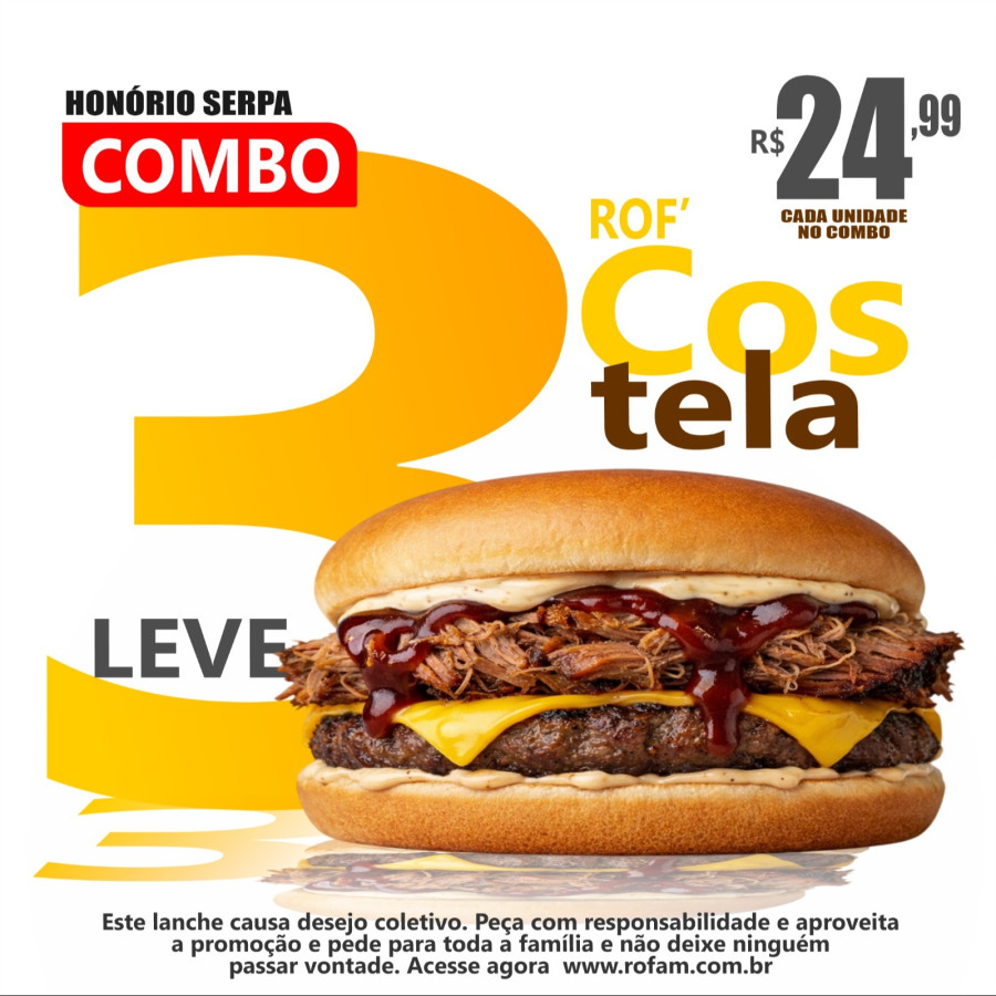 COMBO 3 ROF' COSTELA!