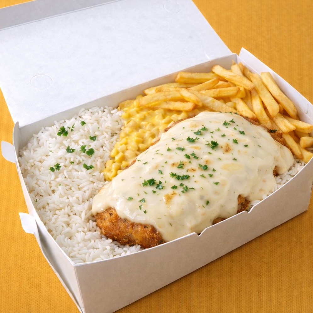 Parmegiana Caipira (Frango e Mussarela)