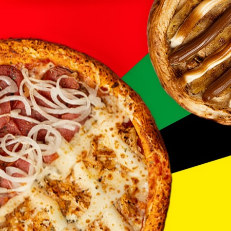 Pizza Grande (2 Sabores) + Pizzeta Doce 