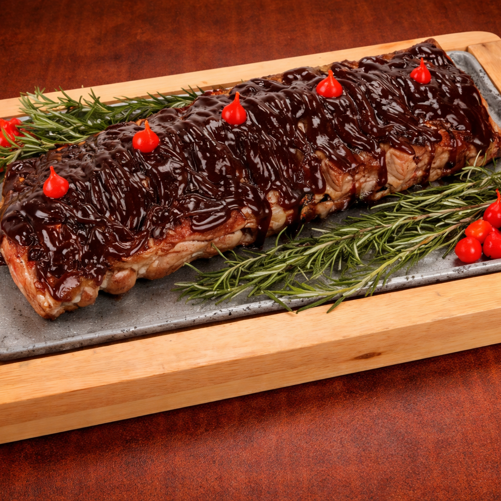 Costelinha Barbecue Grande ( Kit Grill) 2-3 Pessoas