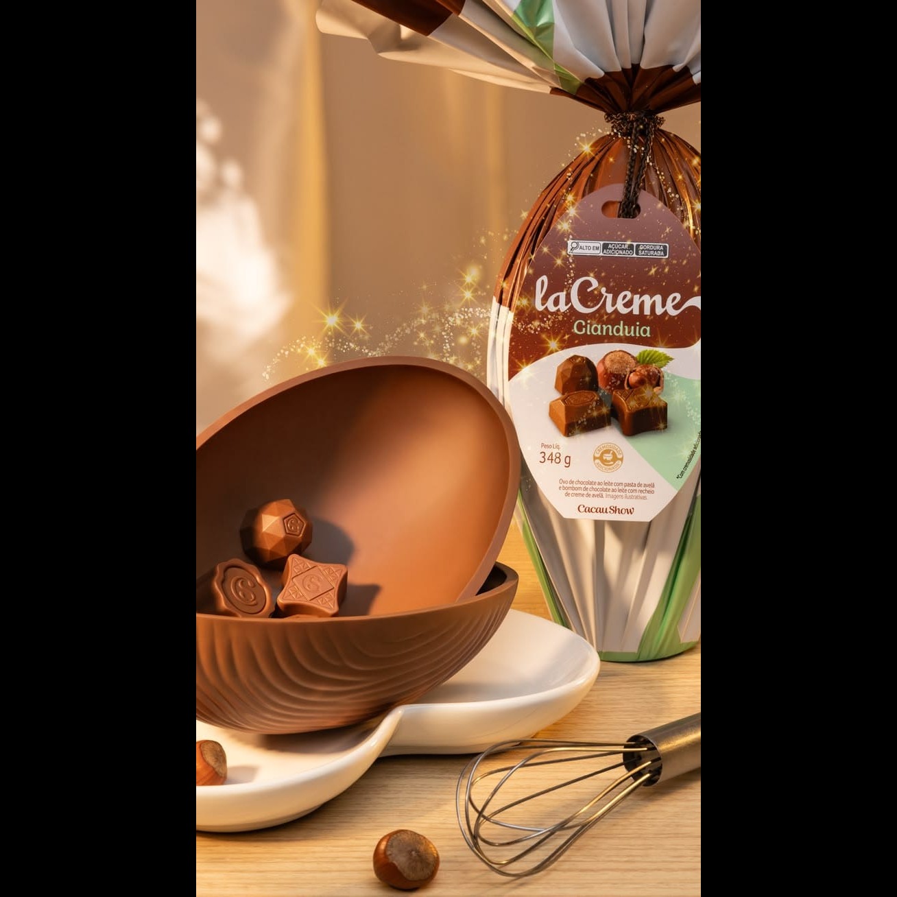 Ovo de Páscoa Lacreme Gianduia 348g