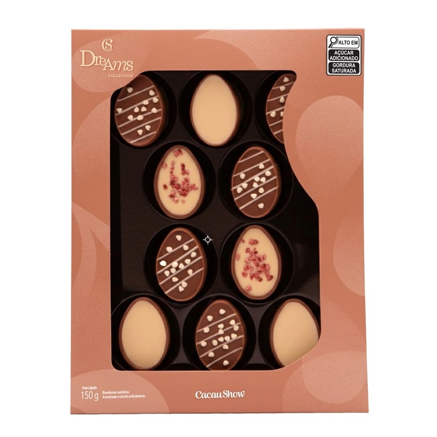 Caixa de Bombons Dreams 150g