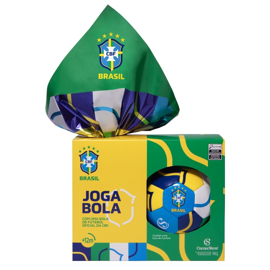 Ovo de Páscoa Bola CBF 170g