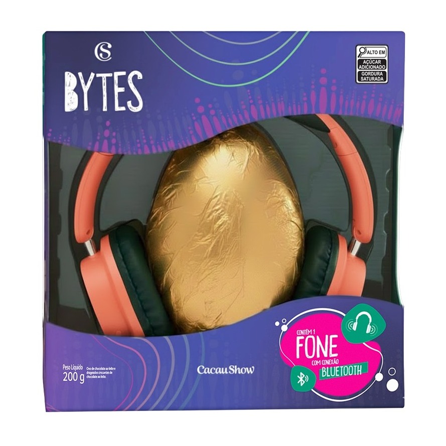 Ovo de Páscoa Fone Coral 200g