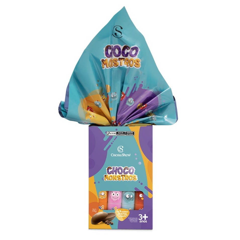 Ovo de Páscoa Canetas Chocomonstros 170g